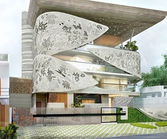 Installation of cladding for shops, villas and homes - through trained and professional crews and modern and contemporary designs to suit all tastes - the best company for installing cladding facades in the Kingdom of Saudi Arabia.