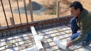 تأسيس وتوصيل وتمديد مواسير الصرف الصحي بالقويعية